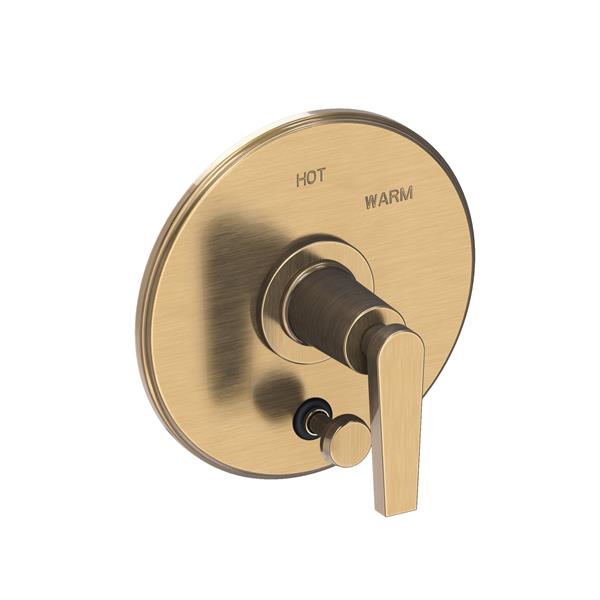 Newport Brass - Dorrance Balanced Pressure Tub & Shower Diverter Plate with Handle. Less Showerhead, arm and flange.