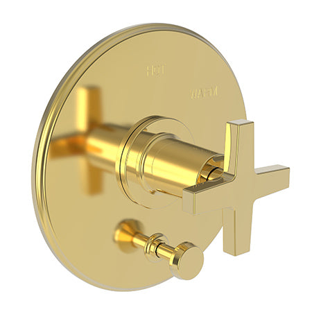 Newport Brass - Balanced Pressure Tub & Shower Diverter Plate With Handle
