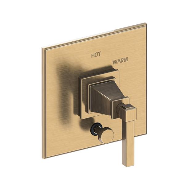 Newport Brass - Balanced Pressure Tub & Shower Diverter Plate With Handle