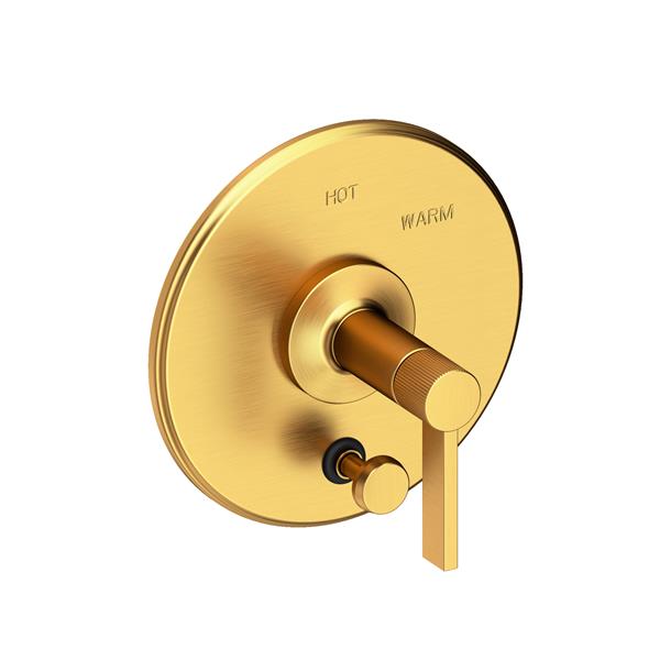 Newport Brass - Pardees Balanced Pressure Tub & Shower Diverter Plate with Handle. Less Showerhead, arm and flange.