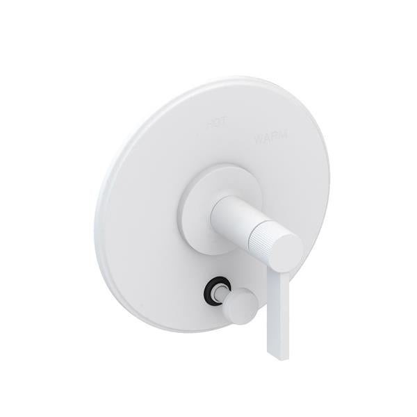 Newport Brass - Pardees Balanced Pressure Tub & Shower Diverter Plate with Handle. Less Showerhead, arm and flange.