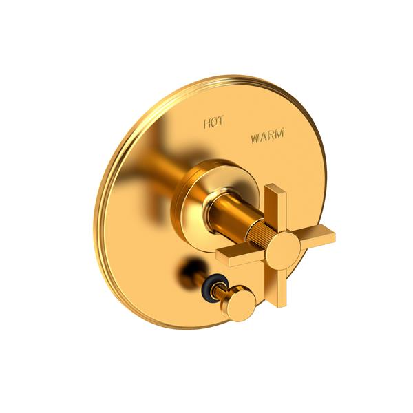 Newport Brass - Pardees Balanced Pressure Tub & Shower Diverter Plate with Handle. Less Showerhead, arm and flange.