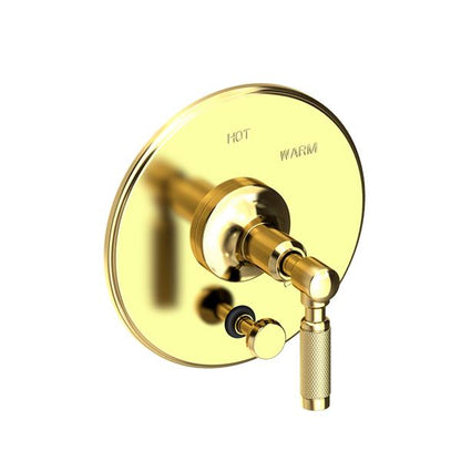 Newport Brass - Clemens Balanced Pressure Tub & Shower Diverter Plate with Handle. Less Showerhead, arm and flange.