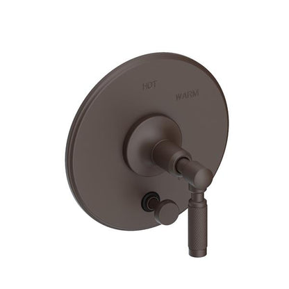 Newport Brass - Clemens Balanced Pressure Tub & Shower Diverter Plate with Handle. Less Showerhead, arm and flange.