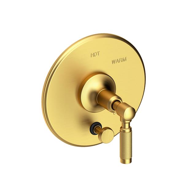 Newport Brass - Clemens Balanced Pressure Tub & Shower Diverter Plate with Handle. Less Showerhead, arm and flange.