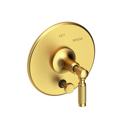 Newport Brass - Clemens Balanced Pressure Tub & Shower Diverter Plate with Handle. Less Showerhead, arm and flange.