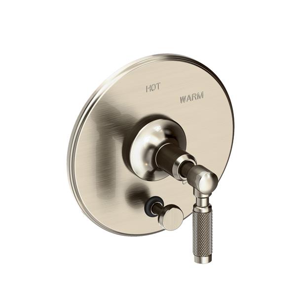Newport Brass - Clemens Balanced Pressure Tub & Shower Diverter Plate with Handle. Less Showerhead, arm and flange.