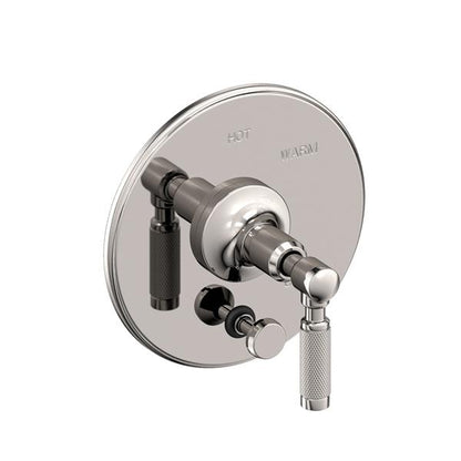 Newport Brass - Clemens Balanced Pressure Tub & Shower Diverter Plate with Handle. Less Showerhead, arm and flange.