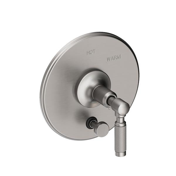 Newport Brass - Clemens Balanced Pressure Tub & Shower Diverter Plate with Handle. Less Showerhead, arm and flange.
