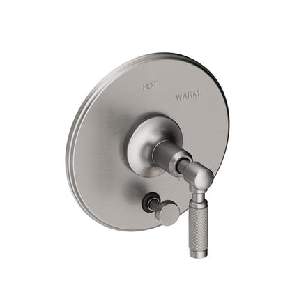 Newport Brass - Clemens Balanced Pressure Tub & Shower Diverter Plate with Handle. Less Showerhead, arm and flange.