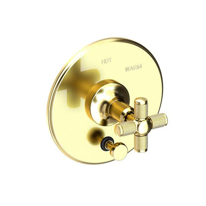 Newport Brass - Clemens Balanced Pressure Tub & Shower Diverter Plate with Handle. Less Showerhead, arm and flange.