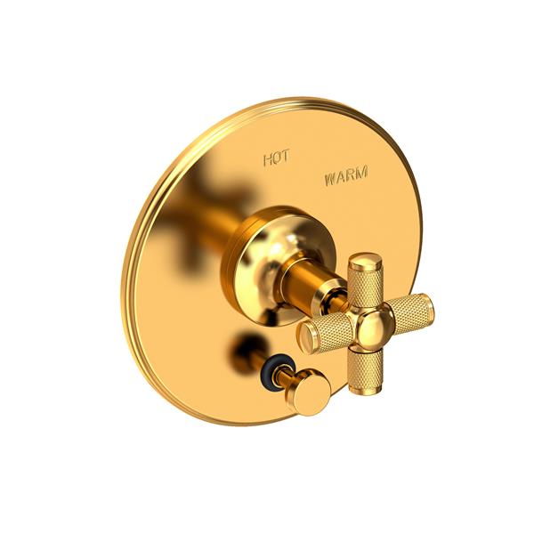 Newport Brass - Clemens Balanced Pressure Tub & Shower Diverter Plate with Handle. Less Showerhead, arm and flange.