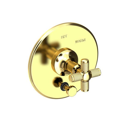 Newport Brass - Clemens Balanced Pressure Tub & Shower Diverter Plate with Handle. Less Showerhead, arm and flange.