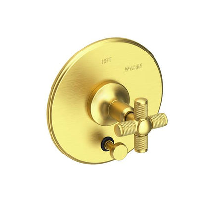 Newport Brass - Clemens Balanced Pressure Tub & Shower Diverter Plate with Handle. Less Showerhead, arm and flange.
