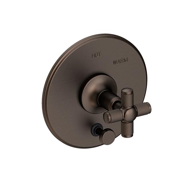 Newport Brass - Clemens Balanced Pressure Tub & Shower Diverter Plate with Handle. Less Showerhead, arm and flange.