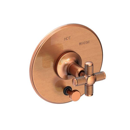 Newport Brass - Clemens Balanced Pressure Tub & Shower Diverter Plate with Handle. Less Showerhead, arm and flange.