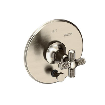 Newport Brass - Clemens Balanced Pressure Tub & Shower Diverter Plate with Handle. Less Showerhead, arm and flange.