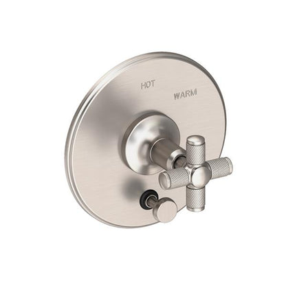 Newport Brass - Clemens Balanced Pressure Tub & Shower Diverter Plate with Handle. Less Showerhead, arm and flange.