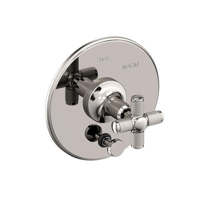 Newport Brass - Clemens Balanced Pressure Tub & Shower Diverter Plate with Handle. Less Showerhead, arm and flange.