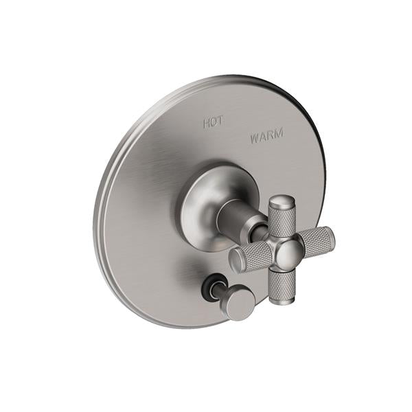 Newport Brass - Clemens Balanced Pressure Tub & Shower Diverter Plate with Handle. Less Showerhead, arm and flange.