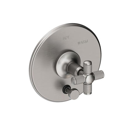 Newport Brass - Clemens Balanced Pressure Tub & Shower Diverter Plate with Handle. Less Showerhead, arm and flange.