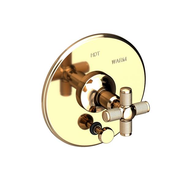 Newport Brass - Clemens Balanced Pressure Tub & Shower Diverter Plate with Handle. Less Showerhead, arm and flange.