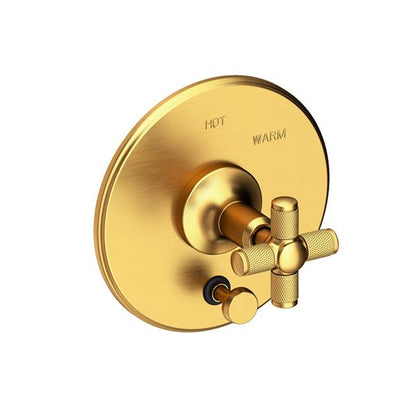Newport Brass - Clemens Balanced Pressure Tub & Shower Diverter Plate with Handle. Less Showerhead, arm and flange.