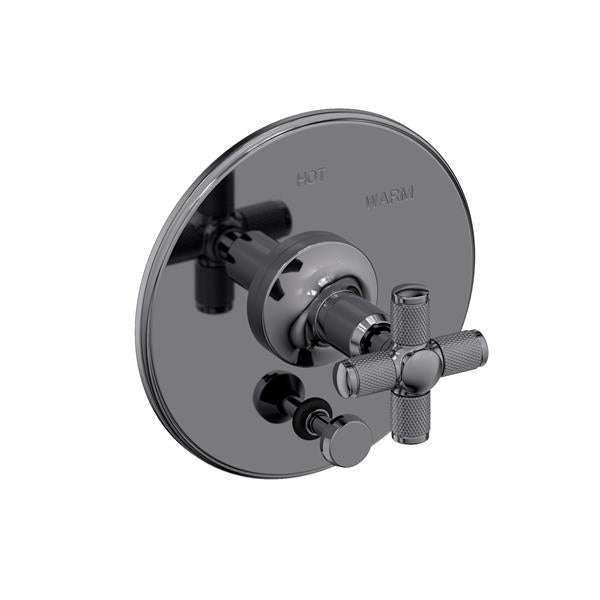 Newport Brass - Clemens Balanced Pressure Tub & Shower Diverter Plate with Handle. Less Showerhead, arm and flange.