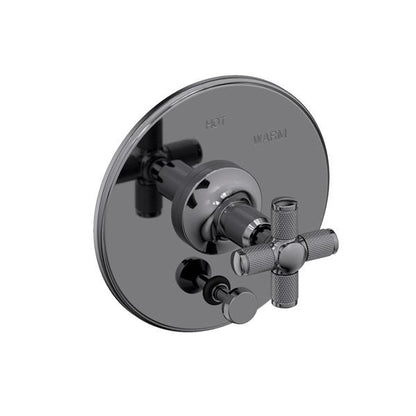 Newport Brass - Clemens Balanced Pressure Tub & Shower Diverter Plate with Handle. Less Showerhead, arm and flange.