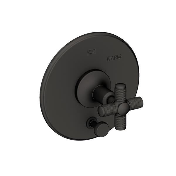 Newport Brass - Clemens Balanced Pressure Tub & Shower Diverter Plate with Handle. Less Showerhead, arm and flange.