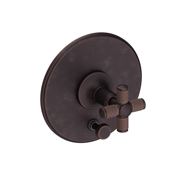 Newport Brass - Clemens Balanced Pressure Tub & Shower Diverter Plate with Handle. Less Showerhead, arm and flange.