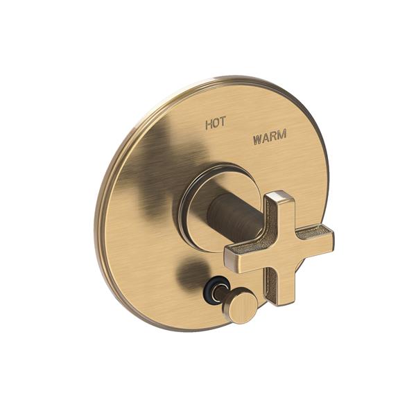 Newport Brass - Griffey Balanced Pressure Tub & Shower Diverter Plate with Handle. Less Showerhead, arm and flange.