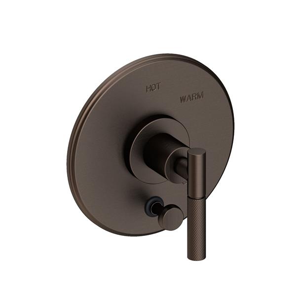 Newport Brass - Muncy Balanced Pressure Tub & Shower Diverter Plate with Handle. Less Showerhead, arm and flange.