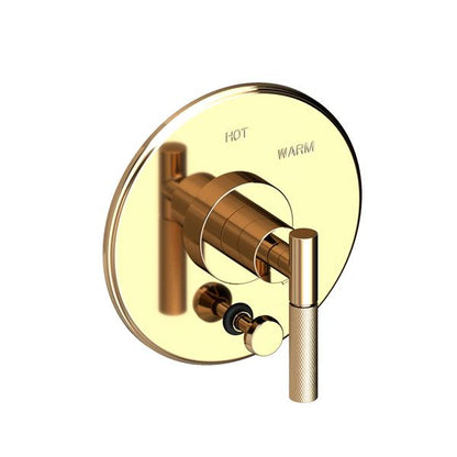 Newport Brass - Muncy Balanced Pressure Tub & Shower Diverter Plate with Handle. Less Showerhead, arm and flange.