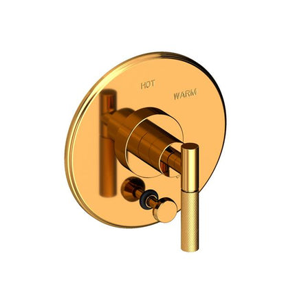Newport Brass - Muncy Balanced Pressure Tub & Shower Diverter Plate with Handle. Less Showerhead, arm and flange.