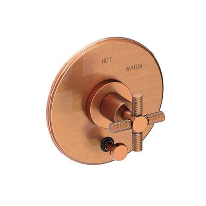 Newport Brass - Muncy Balanced Pressure Tub & Shower Diverter Plate with Handle. Less Showerhead, arm and flange.