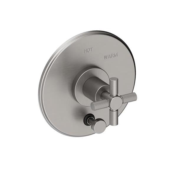 Newport Brass - Muncy Balanced Pressure Tub & Shower Diverter Plate with Handle. Less Showerhead, arm and flange.