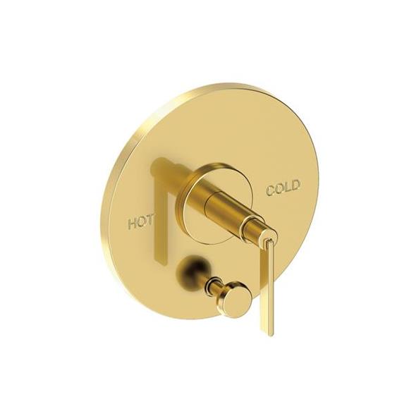 Newport Brass - Tolmin Balanced Pressure Tub & Shower Diverter Plate with Handle. Less Showerhead, arm and flange.