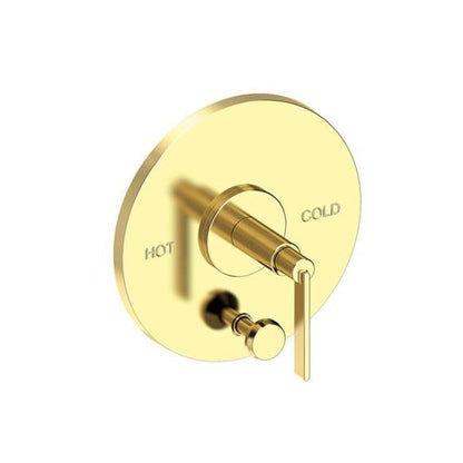 Newport Brass - Tolmin Balanced Pressure Tub & Shower Diverter Plate with Handle. Less Showerhead, arm and flange.