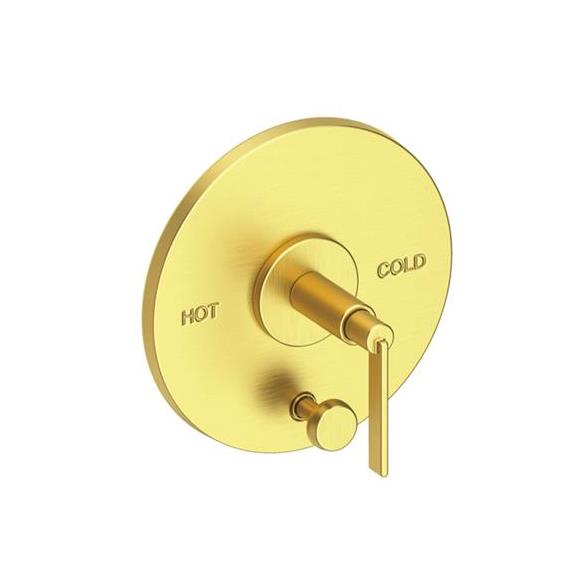 Newport Brass - Tolmin Balanced Pressure Tub & Shower Diverter Plate with Handle. Less Showerhead, arm and flange.