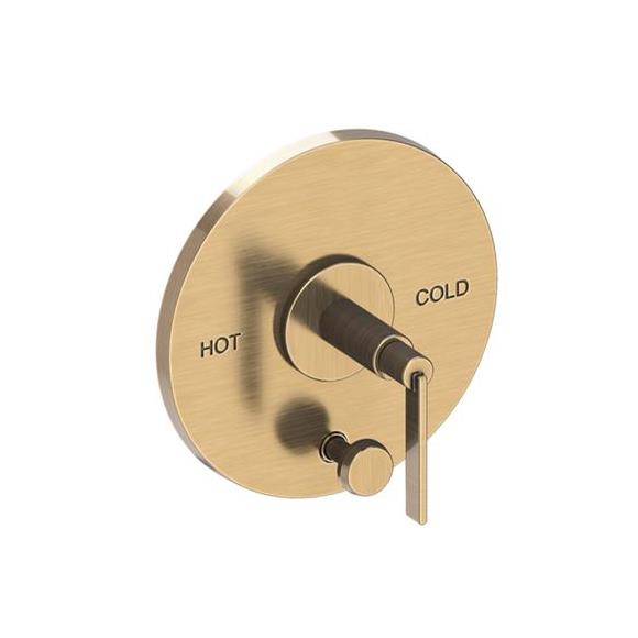 Newport Brass - Tolmin Balanced Pressure Tub & Shower Diverter Plate with Handle. Less Showerhead, arm and flange.