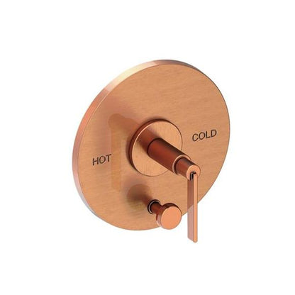 Newport Brass - Tolmin Balanced Pressure Tub & Shower Diverter Plate with Handle. Less Showerhead, arm and flange.