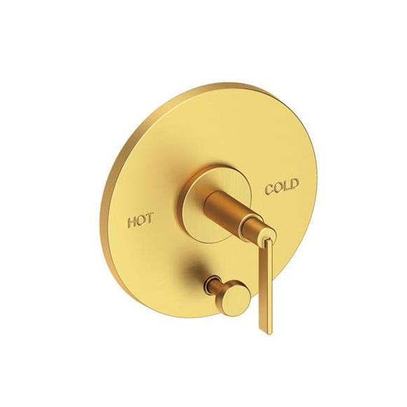 Newport Brass - Tolmin Balanced Pressure Tub & Shower Diverter Plate with Handle. Less Showerhead, arm and flange.
