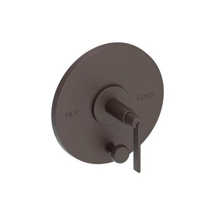 Newport Brass - Tolmin Balanced Pressure Tub & Shower Diverter Plate with Handle. Less Showerhead, arm and flange.