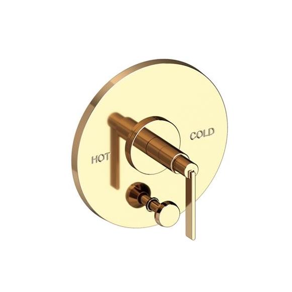 Newport Brass - Tolmin Balanced Pressure Tub & Shower Diverter Plate with Handle. Less Showerhead, arm and flange.