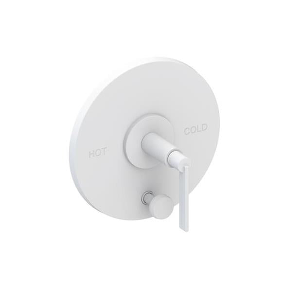 Newport Brass - Tolmin Balanced Pressure Tub & Shower Diverter Plate with Handle. Less Showerhead, arm and flange.