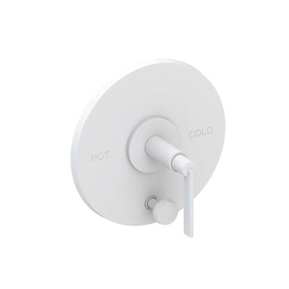 Newport Brass - Tolmin Balanced Pressure Tub & Shower Diverter Plate with Handle. Less Showerhead, arm and flange.