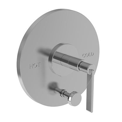 Newport Brass - Tolmin Balanced Pressure Tub & Shower Diverter Plate with Handle. Less Showerhead, arm and flange.