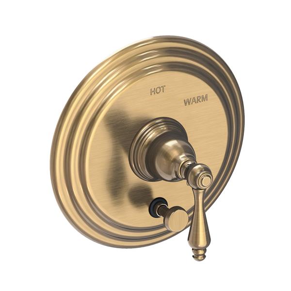 Newport Brass - Balanced Pressure Tub & Shower Diverter Plate With Handle