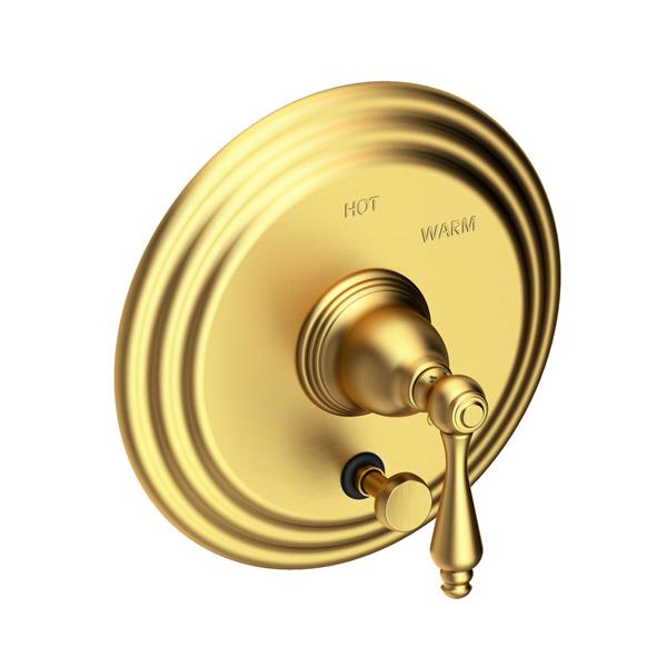 Newport Brass - Balanced Pressure Tub & Shower Diverter Plate With Handle